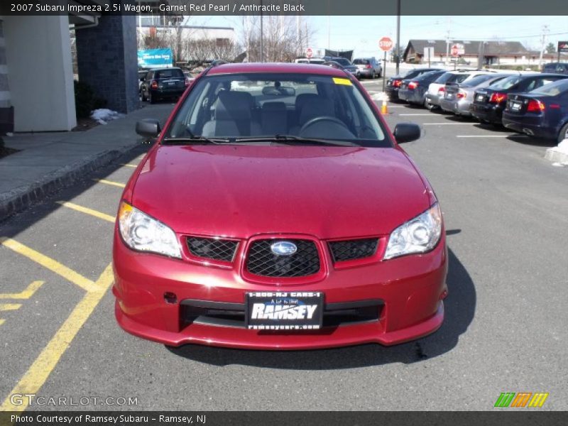 Garnet Red Pearl / Anthracite Black 2007 Subaru Impreza 2.5i Wagon