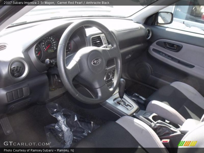 Garnet Red Pearl / Anthracite Black 2007 Subaru Impreza 2.5i Wagon