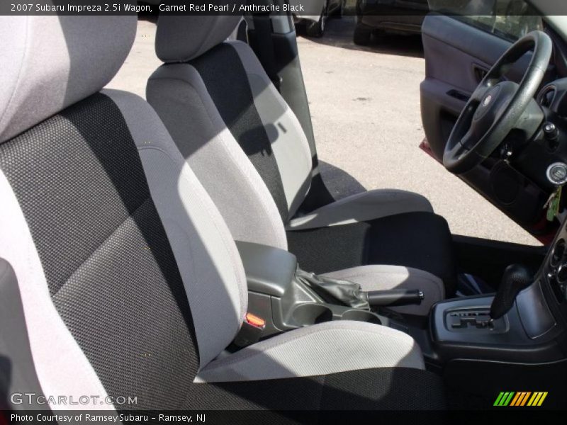 Garnet Red Pearl / Anthracite Black 2007 Subaru Impreza 2.5i Wagon