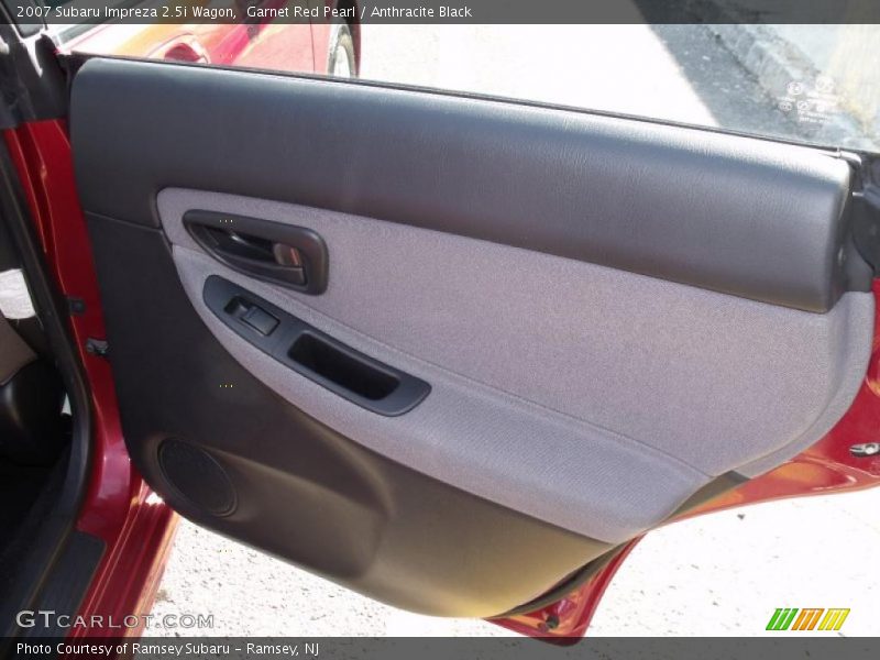 Garnet Red Pearl / Anthracite Black 2007 Subaru Impreza 2.5i Wagon