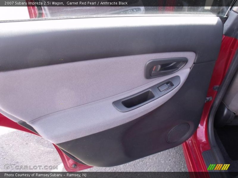 Garnet Red Pearl / Anthracite Black 2007 Subaru Impreza 2.5i Wagon