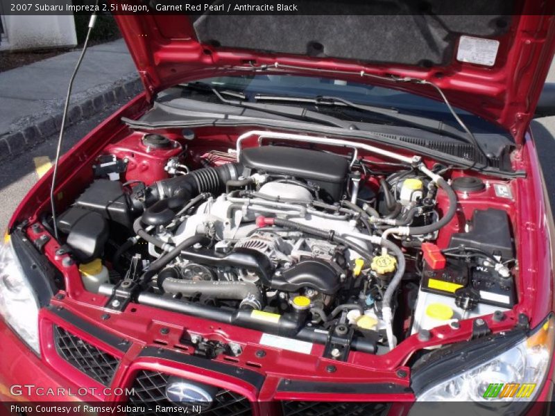 Garnet Red Pearl / Anthracite Black 2007 Subaru Impreza 2.5i Wagon