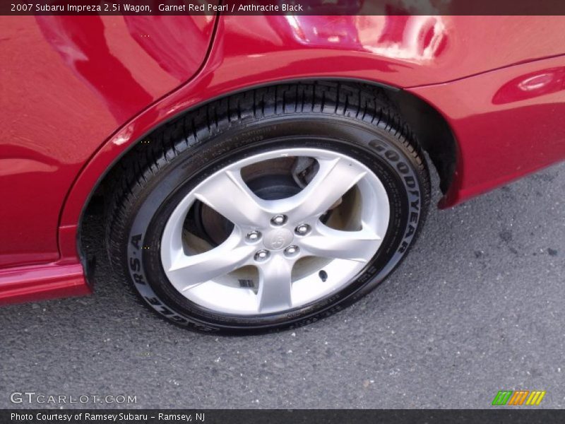 Garnet Red Pearl / Anthracite Black 2007 Subaru Impreza 2.5i Wagon