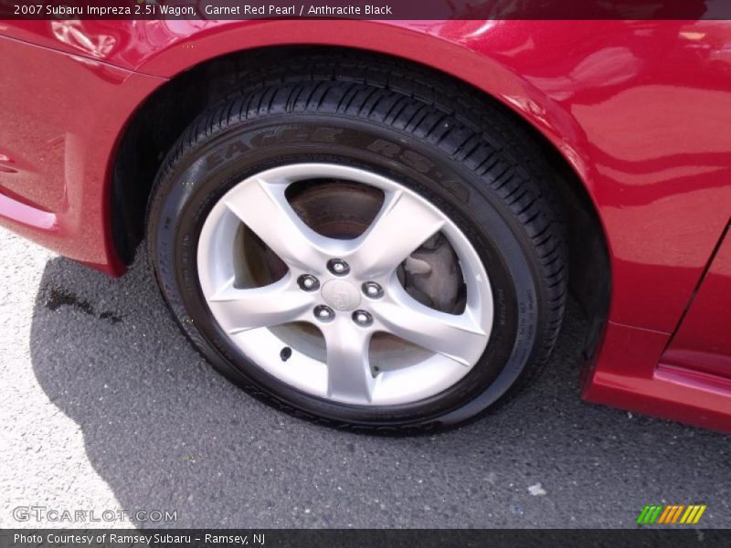 Garnet Red Pearl / Anthracite Black 2007 Subaru Impreza 2.5i Wagon