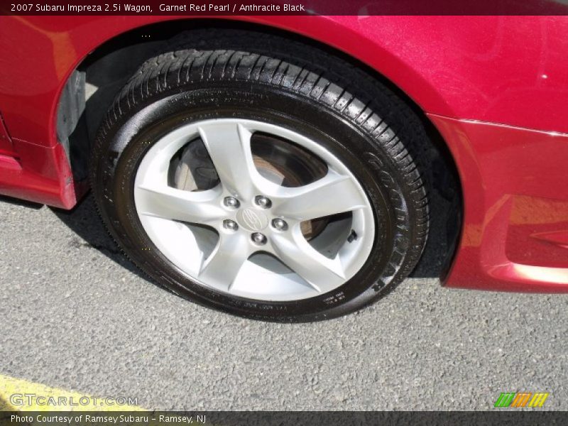 Garnet Red Pearl / Anthracite Black 2007 Subaru Impreza 2.5i Wagon