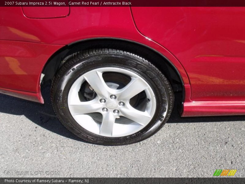 Garnet Red Pearl / Anthracite Black 2007 Subaru Impreza 2.5i Wagon