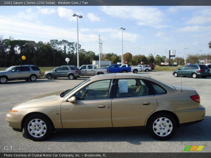 Medium Gold / Tan 2001 Saturn L Series L200 Sedan