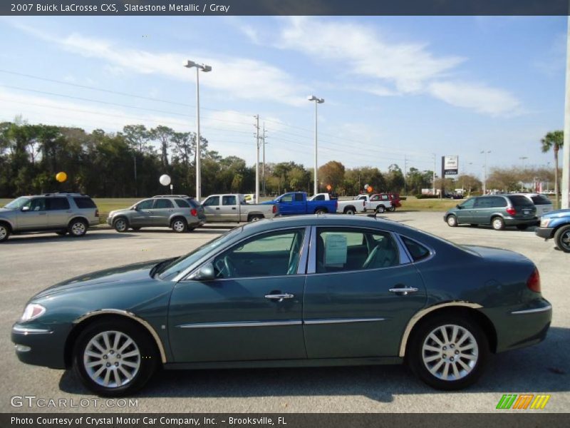 Slatestone Metallic / Gray 2007 Buick LaCrosse CXS