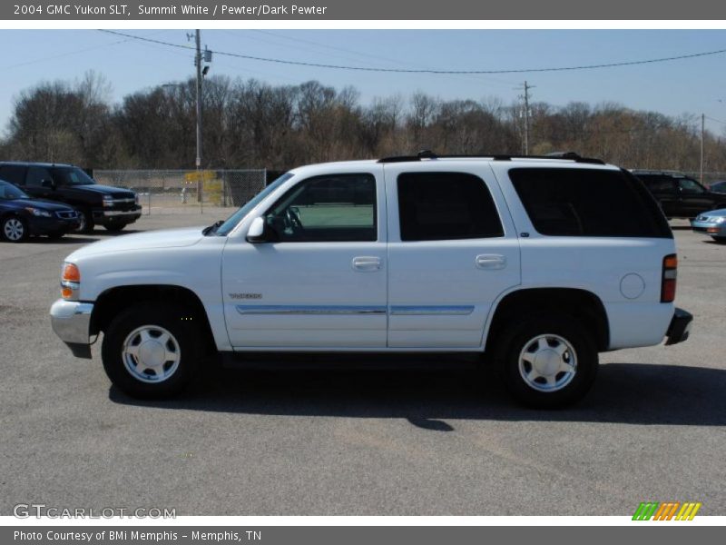 Summit White / Pewter/Dark Pewter 2004 GMC Yukon SLT
