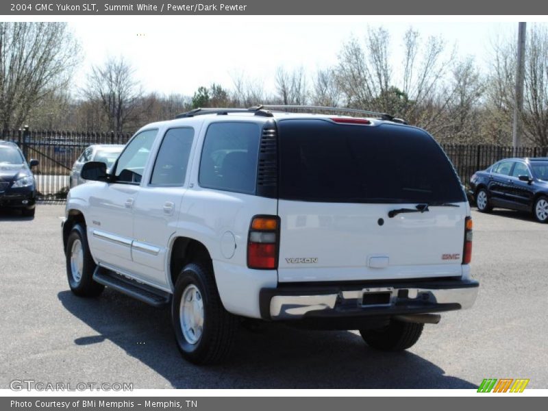 Summit White / Pewter/Dark Pewter 2004 GMC Yukon SLT