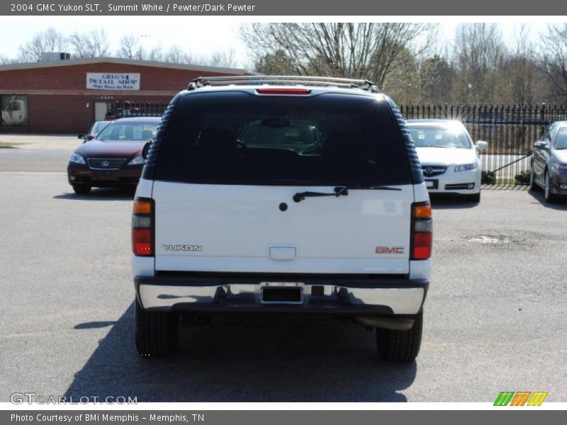Summit White / Pewter/Dark Pewter 2004 GMC Yukon SLT