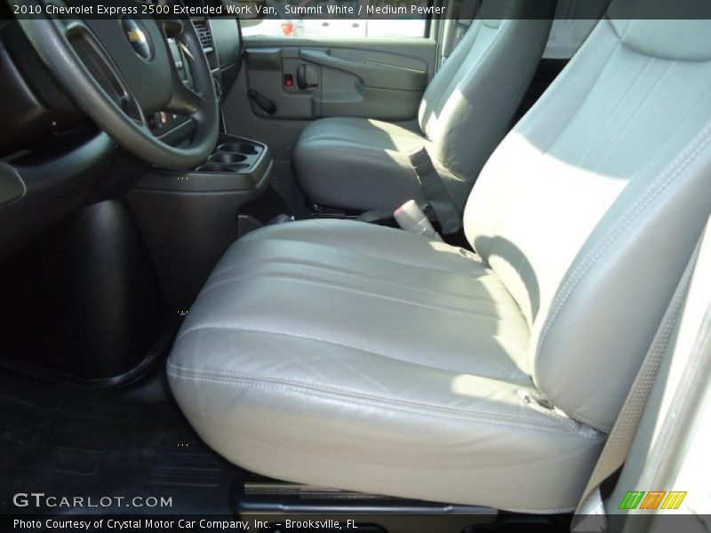 Summit White / Medium Pewter 2010 Chevrolet Express 2500 Extended Work Van