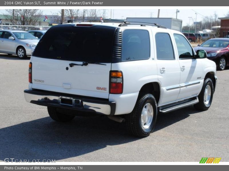 Summit White / Pewter/Dark Pewter 2004 GMC Yukon SLT