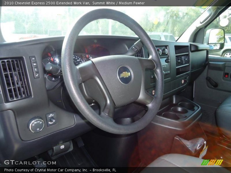 Summit White / Medium Pewter 2010 Chevrolet Express 2500 Extended Work Van