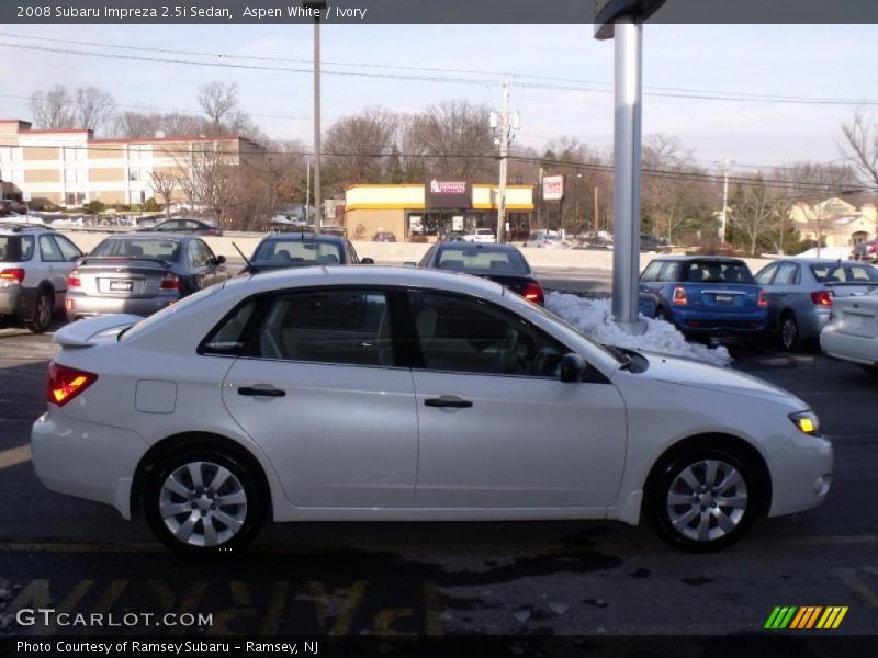 Aspen White / Ivory 2008 Subaru Impreza 2.5i Sedan