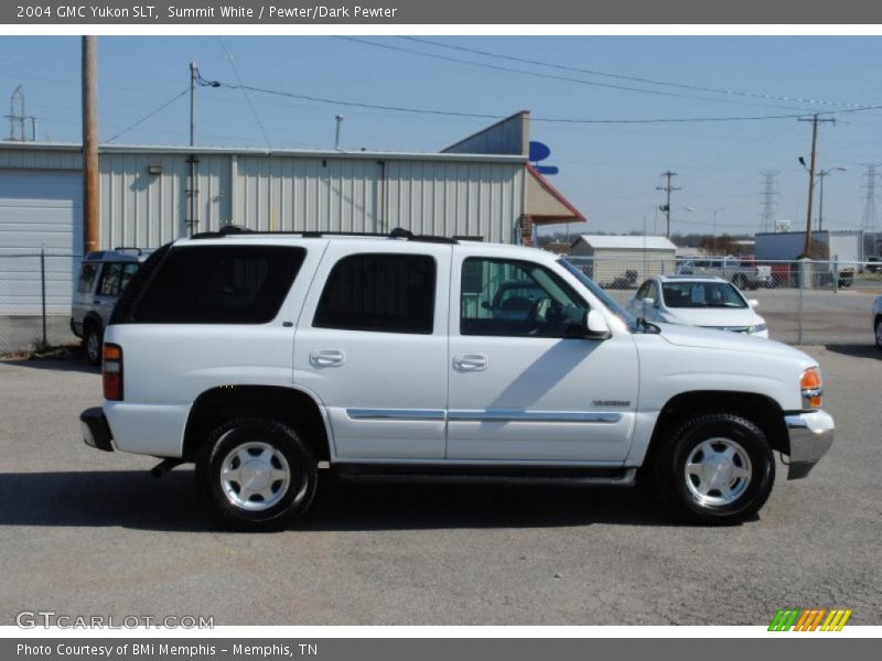 Summit White / Pewter/Dark Pewter 2004 GMC Yukon SLT