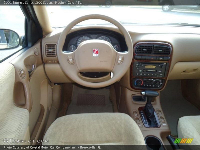 Medium Gold / Tan 2001 Saturn L Series L200 Sedan