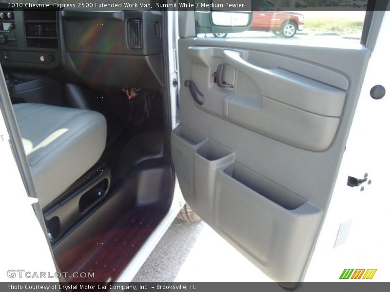 Summit White / Medium Pewter 2010 Chevrolet Express 2500 Extended Work Van