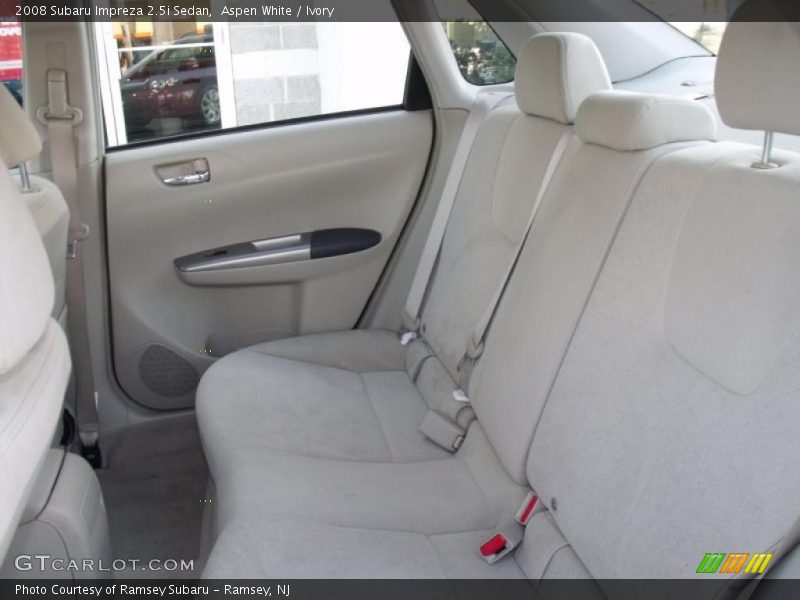 Aspen White / Ivory 2008 Subaru Impreza 2.5i Sedan