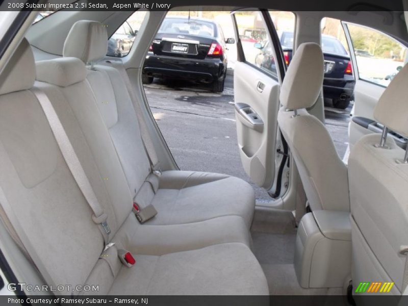 Aspen White / Ivory 2008 Subaru Impreza 2.5i Sedan