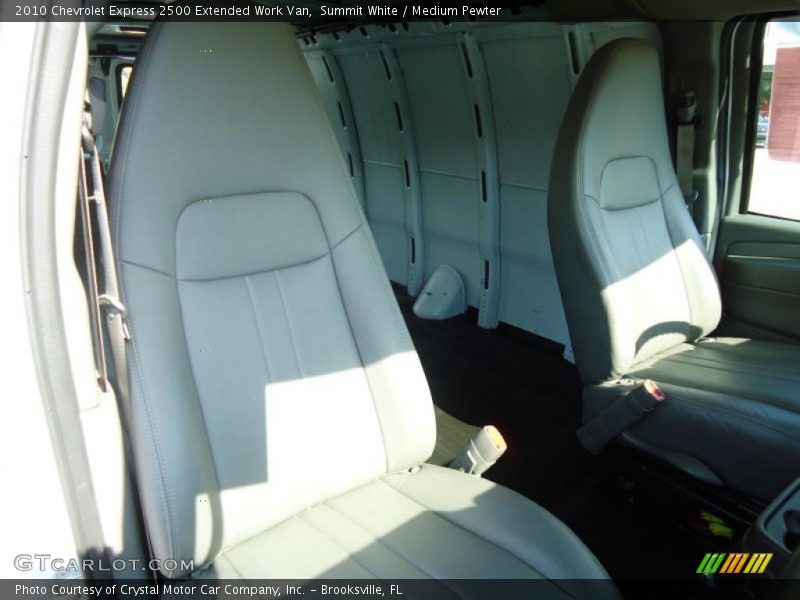 Summit White / Medium Pewter 2010 Chevrolet Express 2500 Extended Work Van