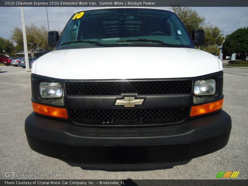 Summit White / Medium Pewter 2010 Chevrolet Express 2500 Extended Work Van