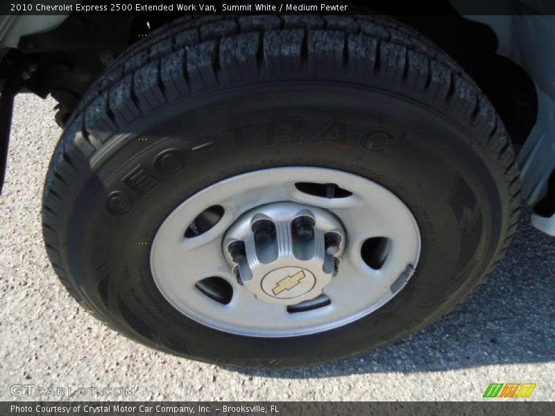 Summit White / Medium Pewter 2010 Chevrolet Express 2500 Extended Work Van