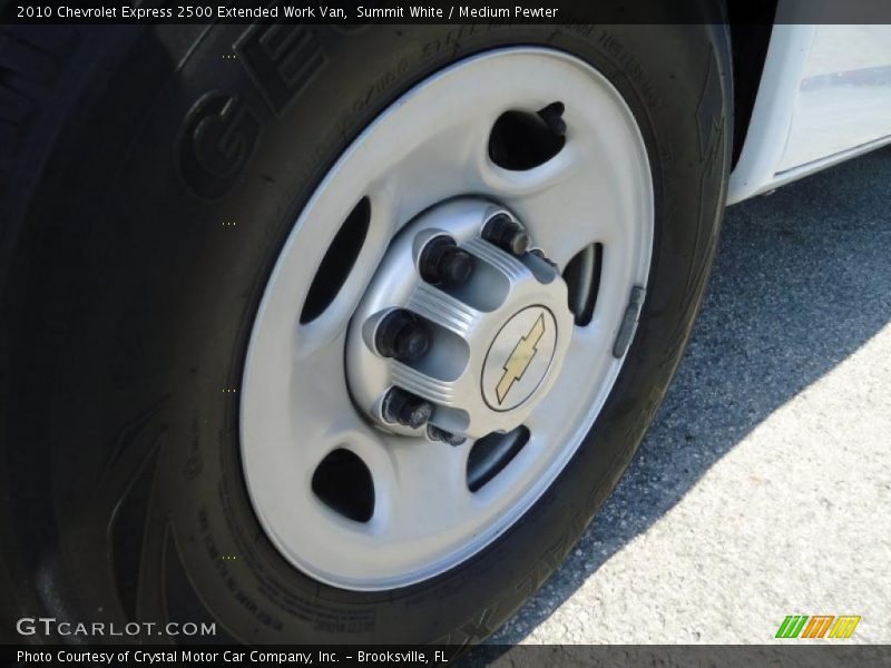 Summit White / Medium Pewter 2010 Chevrolet Express 2500 Extended Work Van