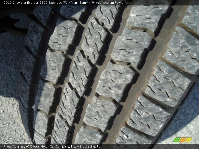 Summit White / Medium Pewter 2010 Chevrolet Express 2500 Extended Work Van