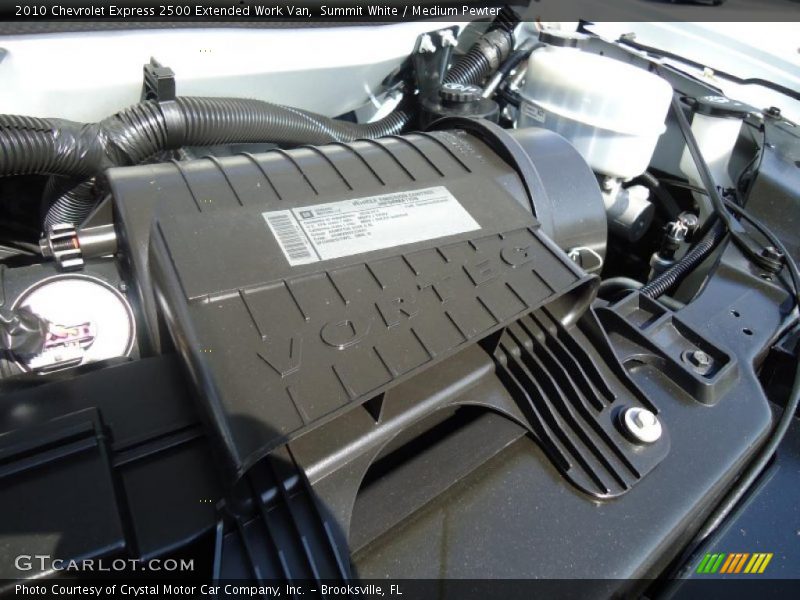 Summit White / Medium Pewter 2010 Chevrolet Express 2500 Extended Work Van
