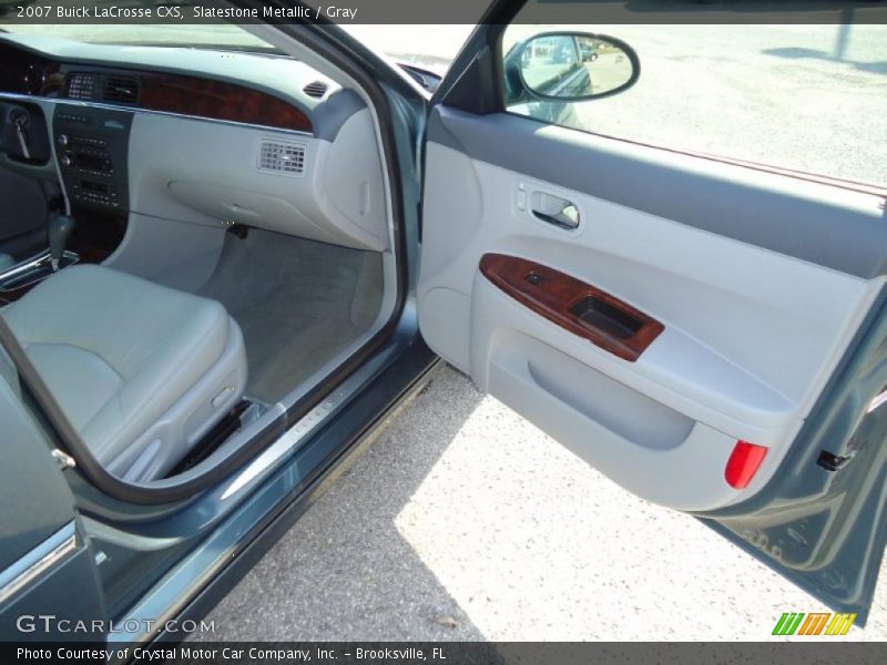 Slatestone Metallic / Gray 2007 Buick LaCrosse CXS