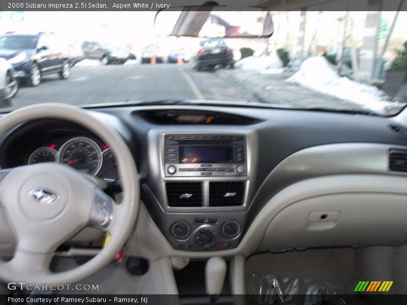 Aspen White / Ivory 2008 Subaru Impreza 2.5i Sedan