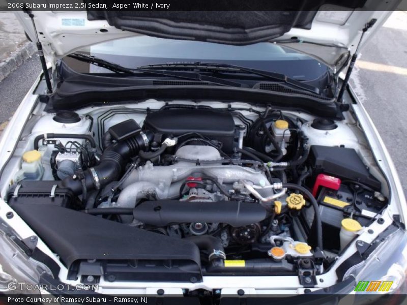 Aspen White / Ivory 2008 Subaru Impreza 2.5i Sedan
