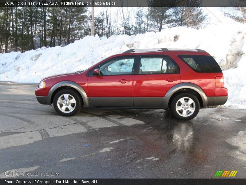 Redfire Metallic / Pebble Beige 2006 Ford Freestyle SEL AWD