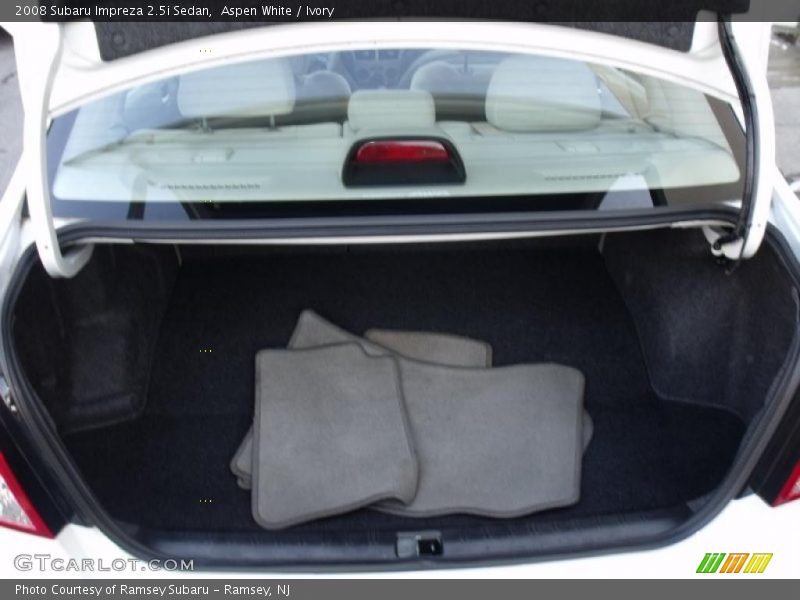 Aspen White / Ivory 2008 Subaru Impreza 2.5i Sedan