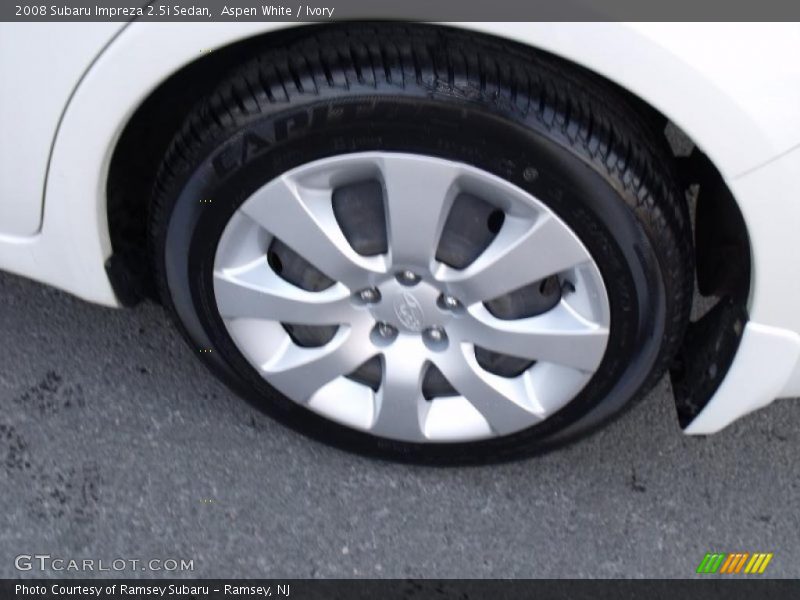 Aspen White / Ivory 2008 Subaru Impreza 2.5i Sedan