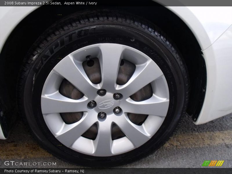 Aspen White / Ivory 2008 Subaru Impreza 2.5i Sedan