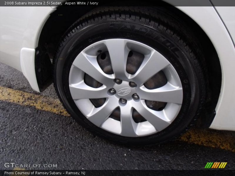 Aspen White / Ivory 2008 Subaru Impreza 2.5i Sedan