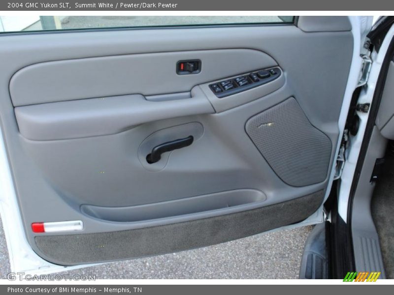 Summit White / Pewter/Dark Pewter 2004 GMC Yukon SLT