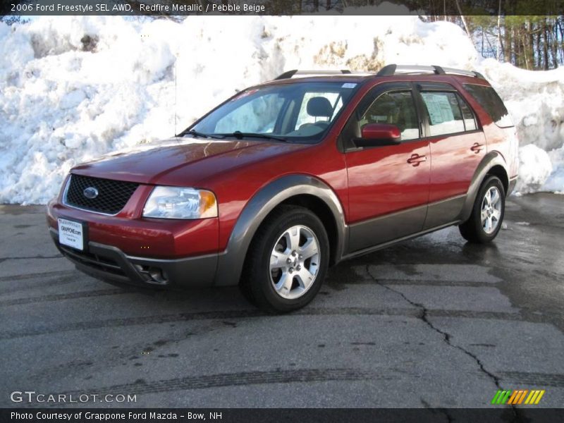 Redfire Metallic / Pebble Beige 2006 Ford Freestyle SEL AWD