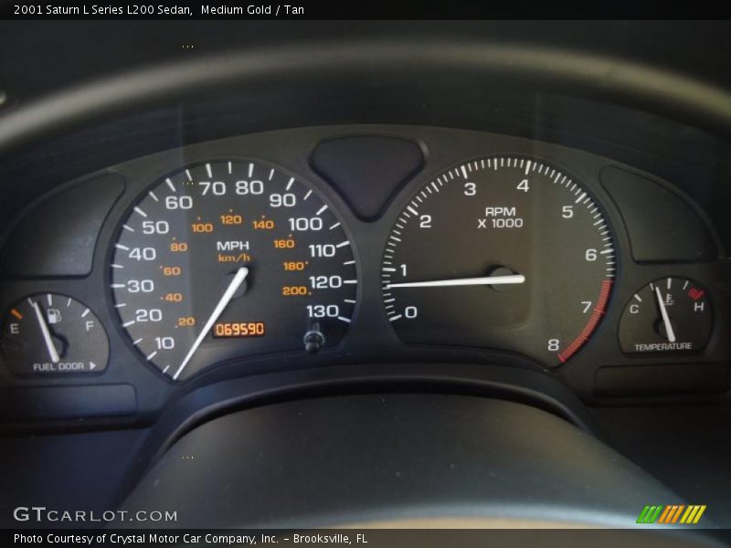 Medium Gold / Tan 2001 Saturn L Series L200 Sedan
