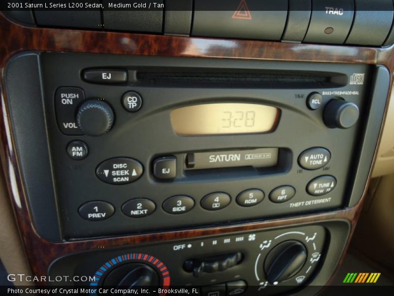 Controls of 2001 L Series L200 Sedan