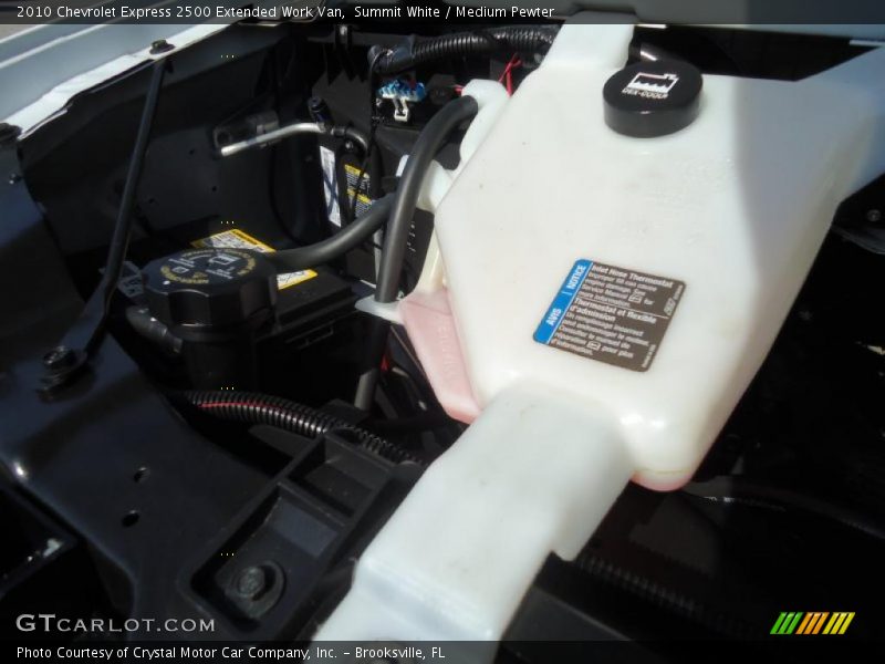 Summit White / Medium Pewter 2010 Chevrolet Express 2500 Extended Work Van