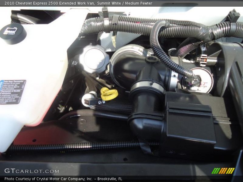 Summit White / Medium Pewter 2010 Chevrolet Express 2500 Extended Work Van