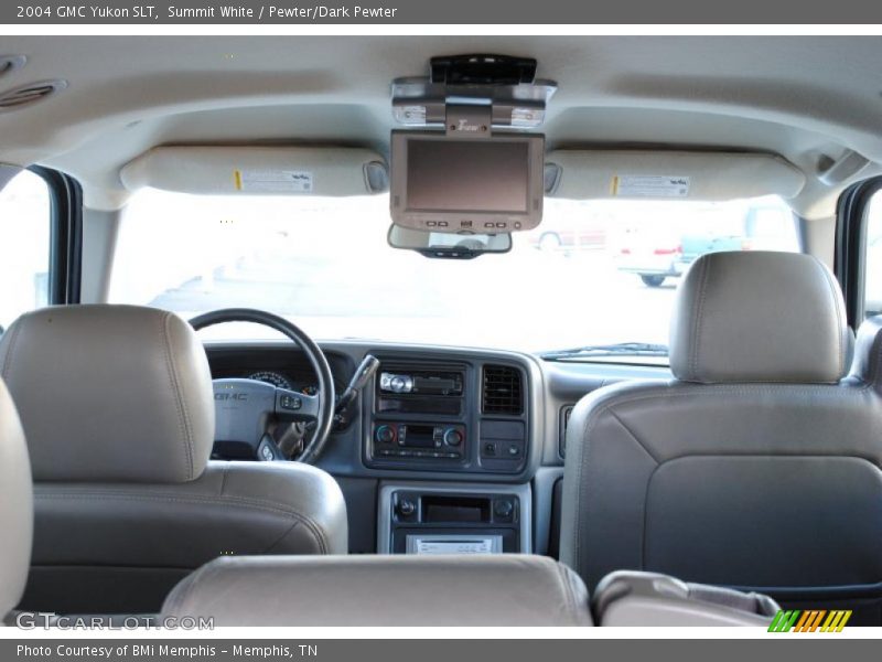 Summit White / Pewter/Dark Pewter 2004 GMC Yukon SLT