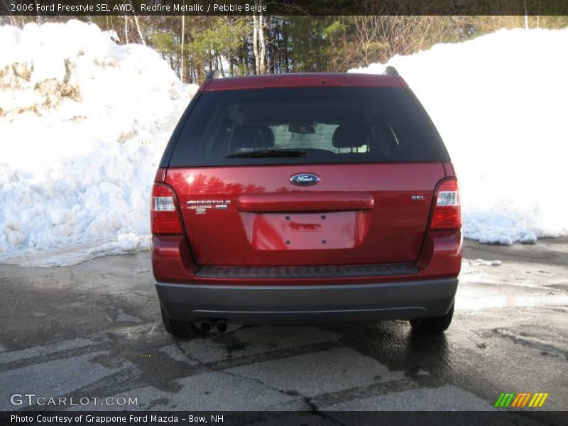 Redfire Metallic / Pebble Beige 2006 Ford Freestyle SEL AWD