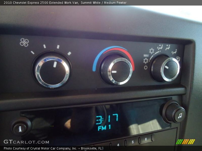 Summit White / Medium Pewter 2010 Chevrolet Express 2500 Extended Work Van