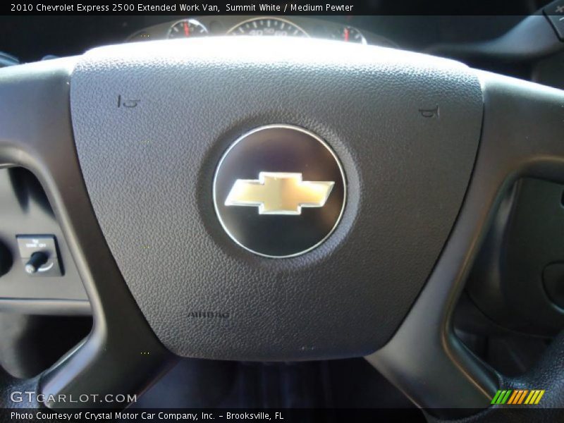 Summit White / Medium Pewter 2010 Chevrolet Express 2500 Extended Work Van
