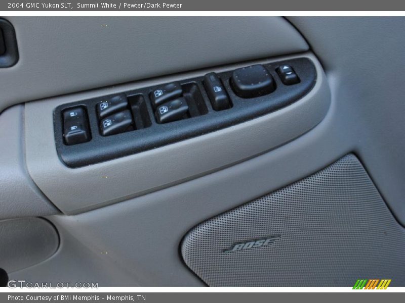 Summit White / Pewter/Dark Pewter 2004 GMC Yukon SLT