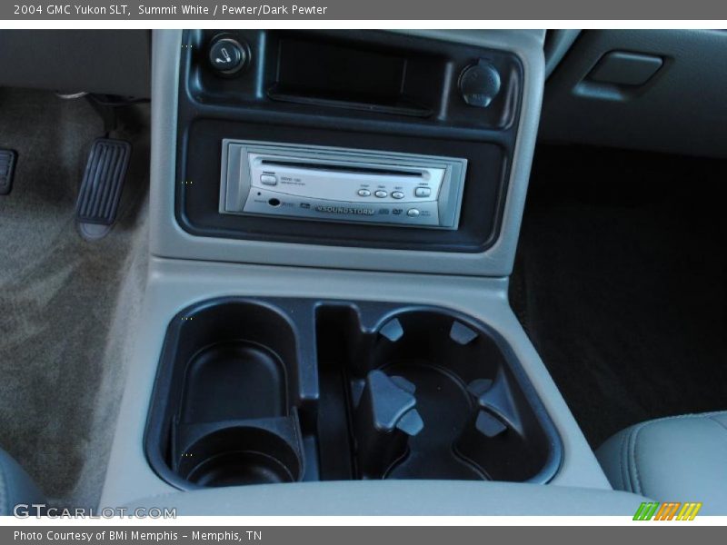Summit White / Pewter/Dark Pewter 2004 GMC Yukon SLT